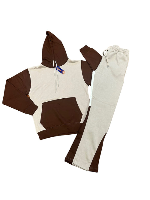 Multi Color Stacked Pants Set