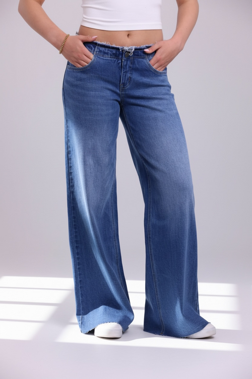The Drew Low-Rise Tummy Control Wide Leg Jeans - Three Inseams