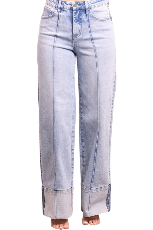 The Kallie High-Rise Tummy Control Wide Leg Denim - Three Inseams