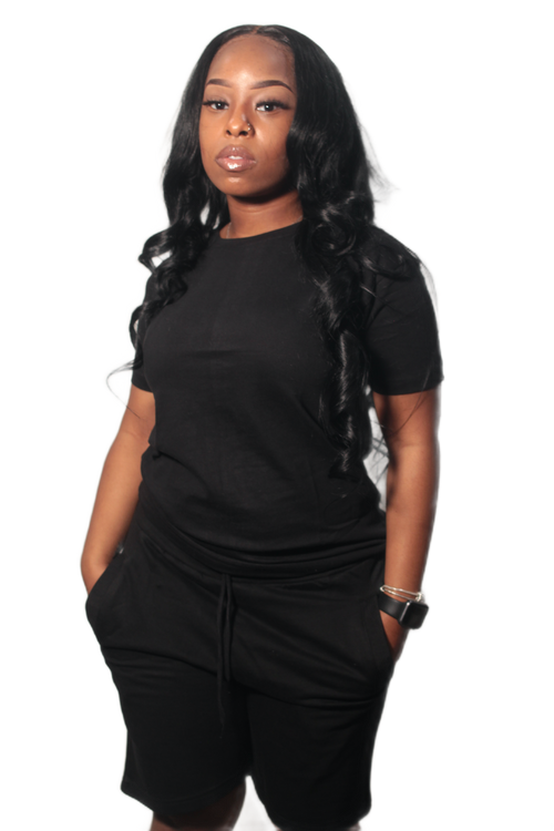 Black Plain Short