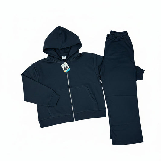 Solid and Sundry Zipper Hoody + Straight Leg Pants