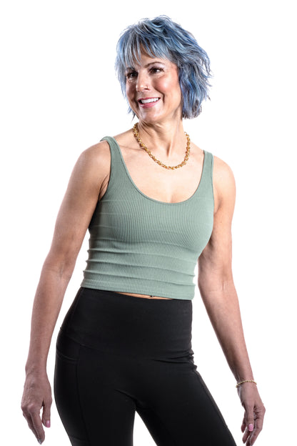 Women's Everyday Ribbed Cropped Bralette