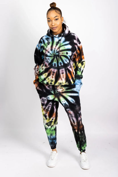 Dark Rainbow Tie Dye Sets