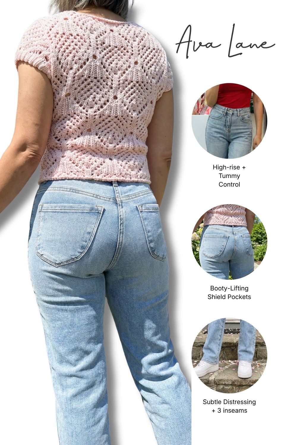 The Tilly High-Rise Tummy Control Relaxed Flare Denim - Three Inseams