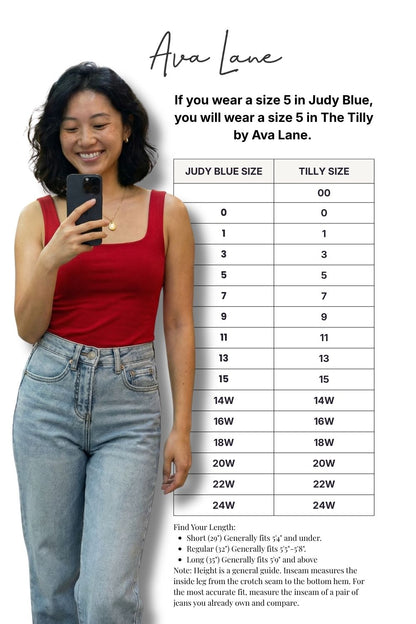 The Tilly High-Rise Tummy Control Relaxed Flare Denim - Three Inseams