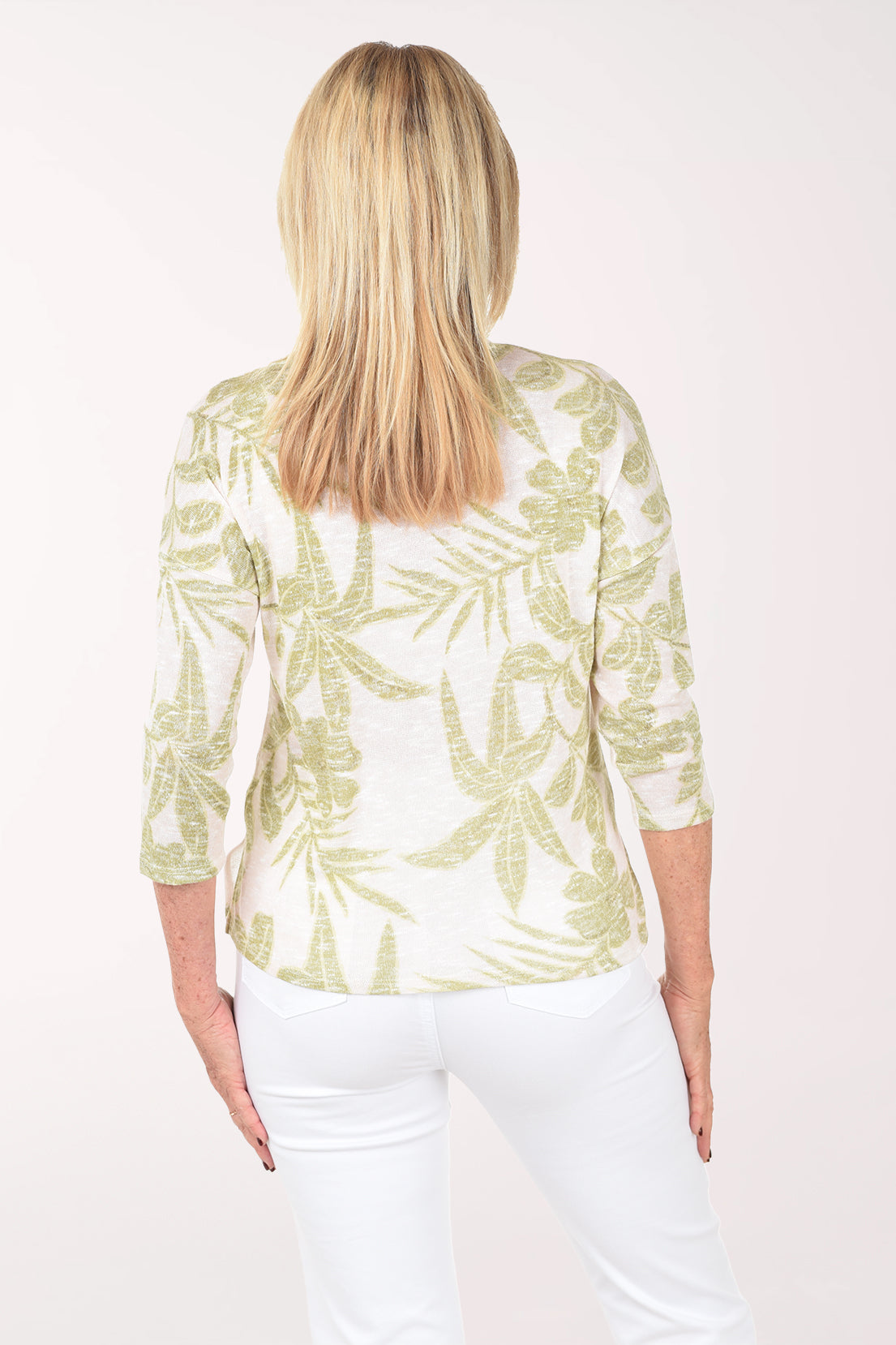 Tropical Kiwi 3/4 Sleeve Top