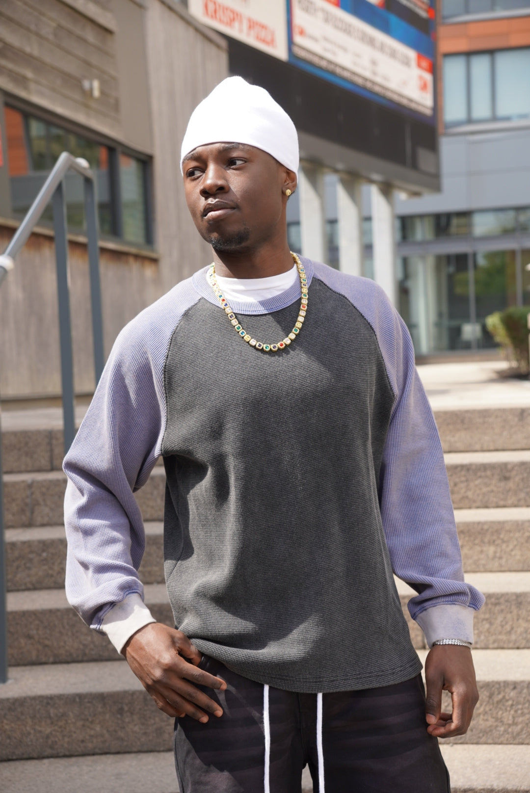 Two-tone Heavy Thermal Top