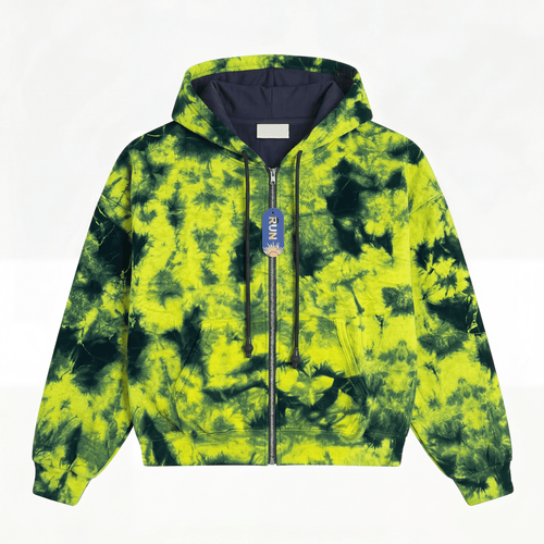 Yellow/Black Dye Hoodie