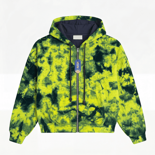 Yellow/Black Dye Hoodie