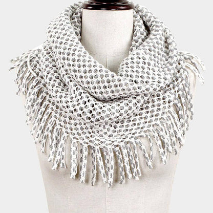Mini Tube Fringe Scarf