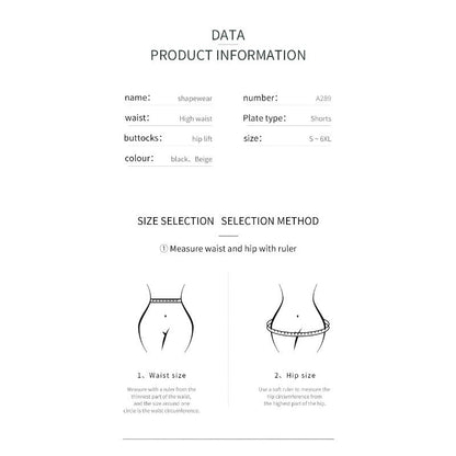 Butt lifter tummy control button shaping pants