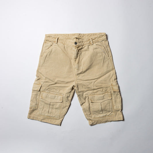 Bone Cargo Shorts Size L