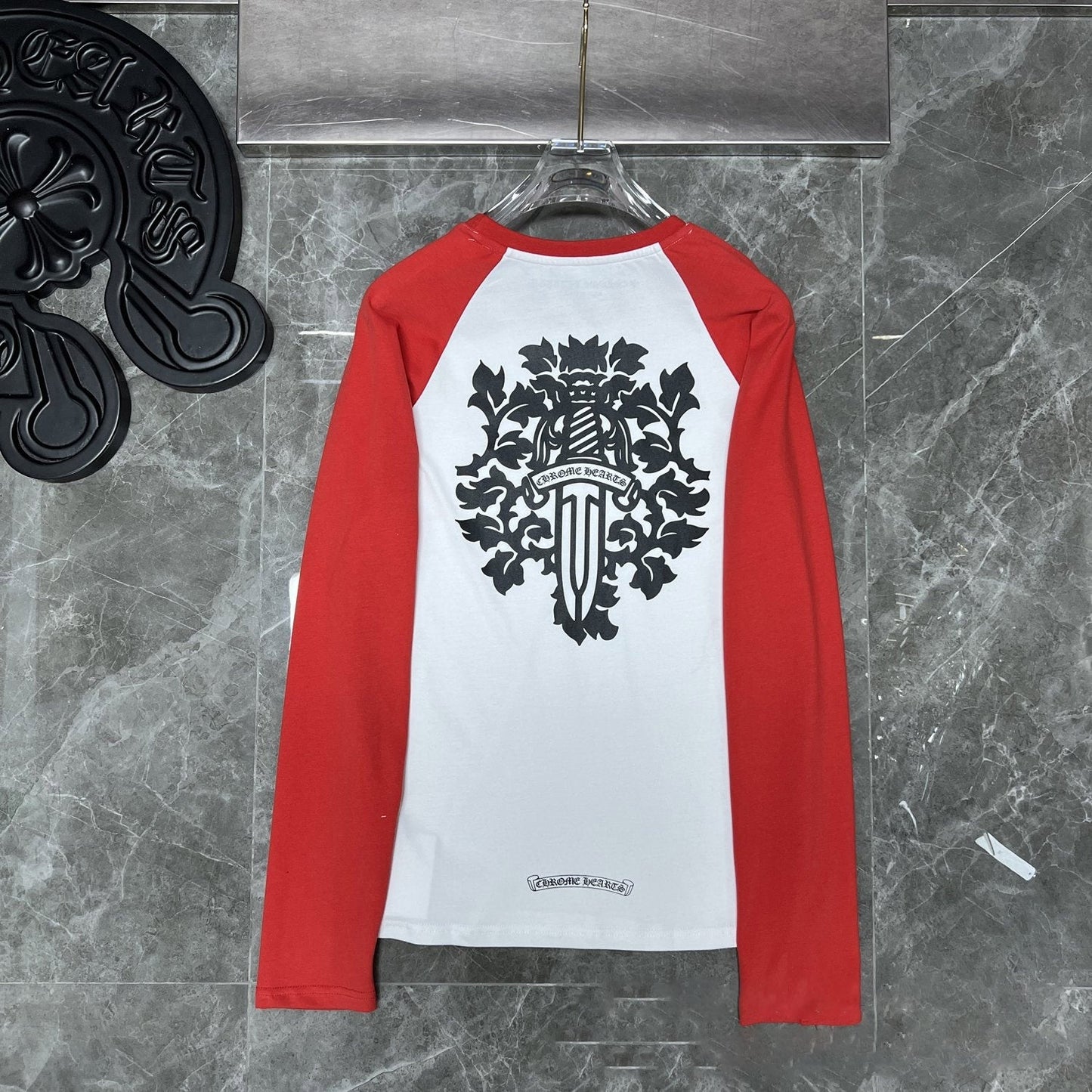 Chh Chrome Heart Long Sleeve Shirt Unisex Fashion Loose Long Sleeve Shirt