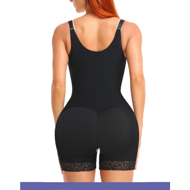Butt lifter panty body shaping open crotch shapewear