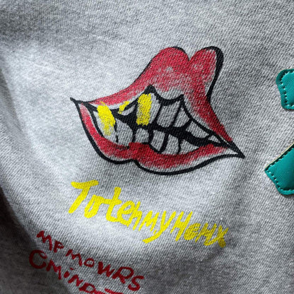 Chh Chrome Hearts Hoodie Color Sanskrit Hand Painted Graffiti Hooded Sweater