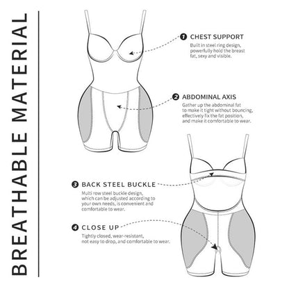 Butt lifter padded shapewear tummy control camisole