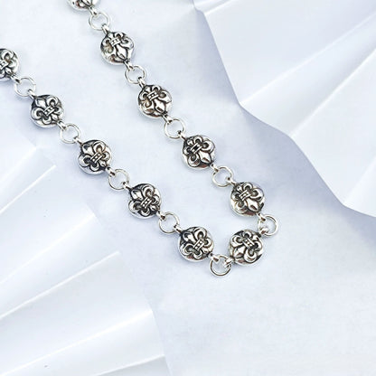 Chrome Hearts Necklace Cross Anchor Necklace Men's and Women's Coarse Cross Necklace