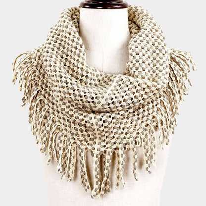 Mini Tube Fringe Scarf