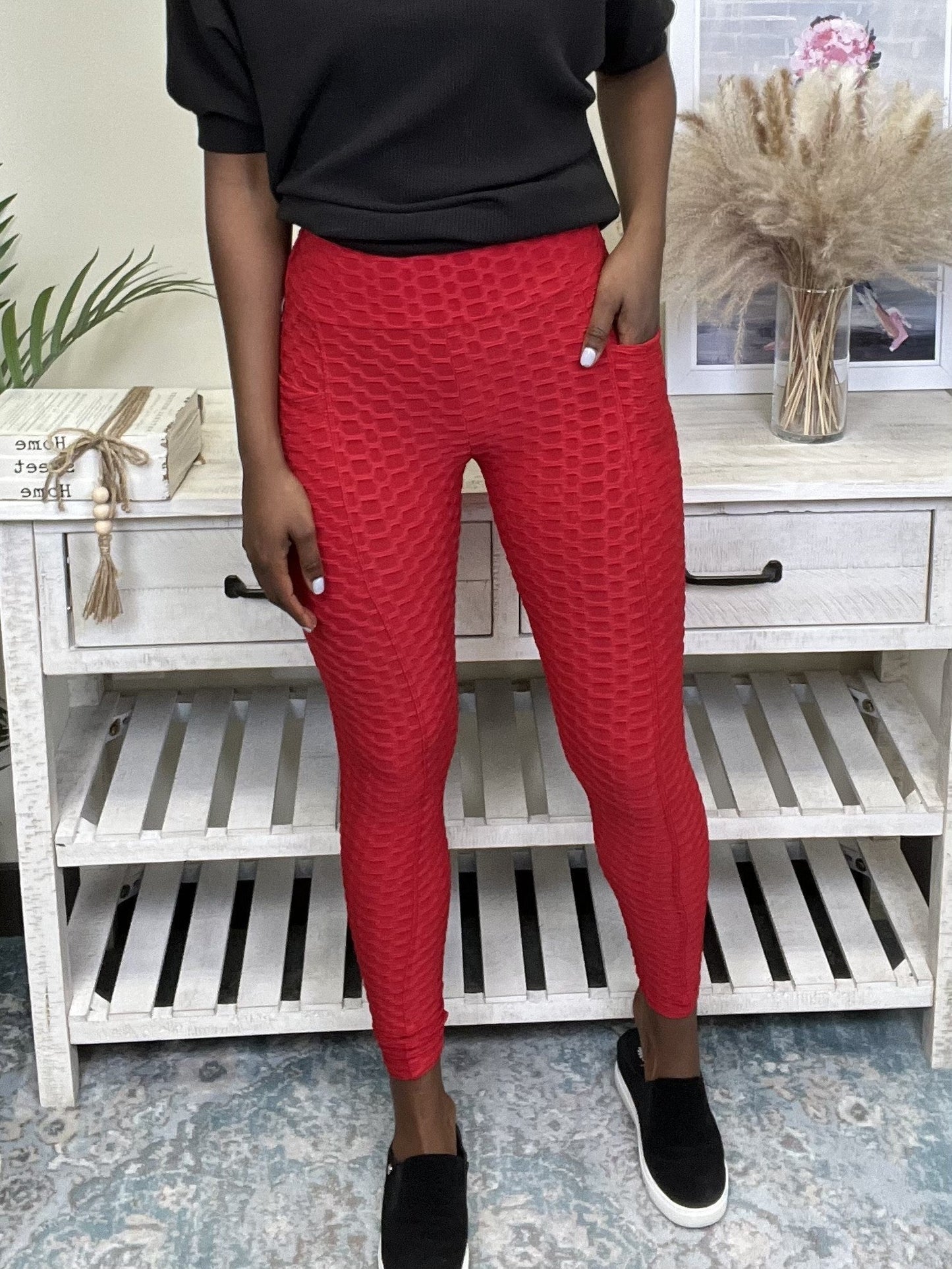 Confidence Boost Women's Textured Leggings