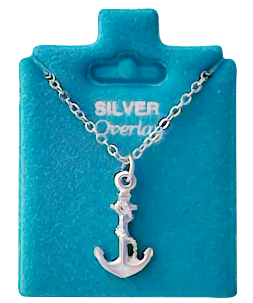 Made In USA Mini Anchor Necklace Gold or Silver