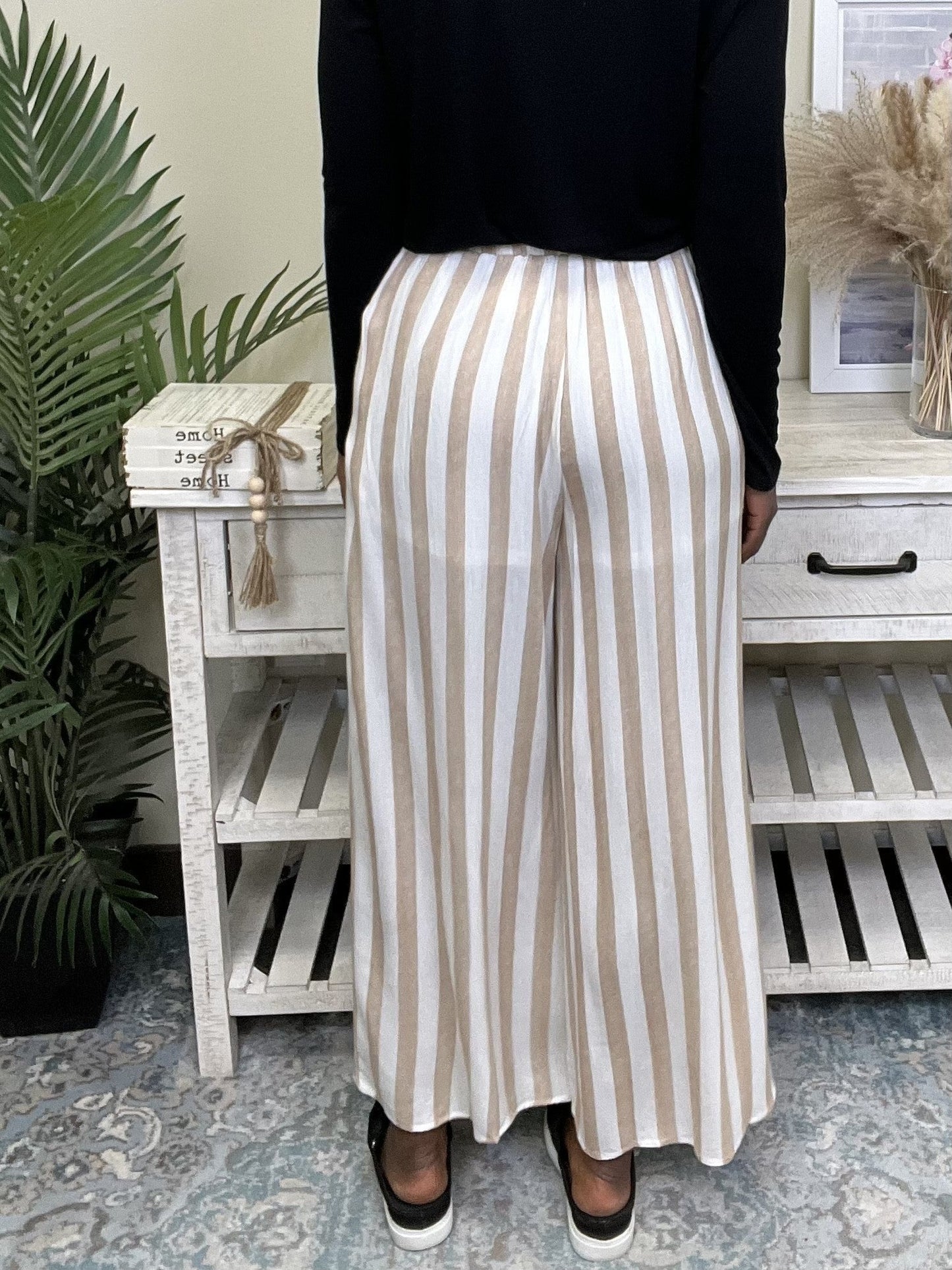 Easy Going Women's Flowy Striped Pants