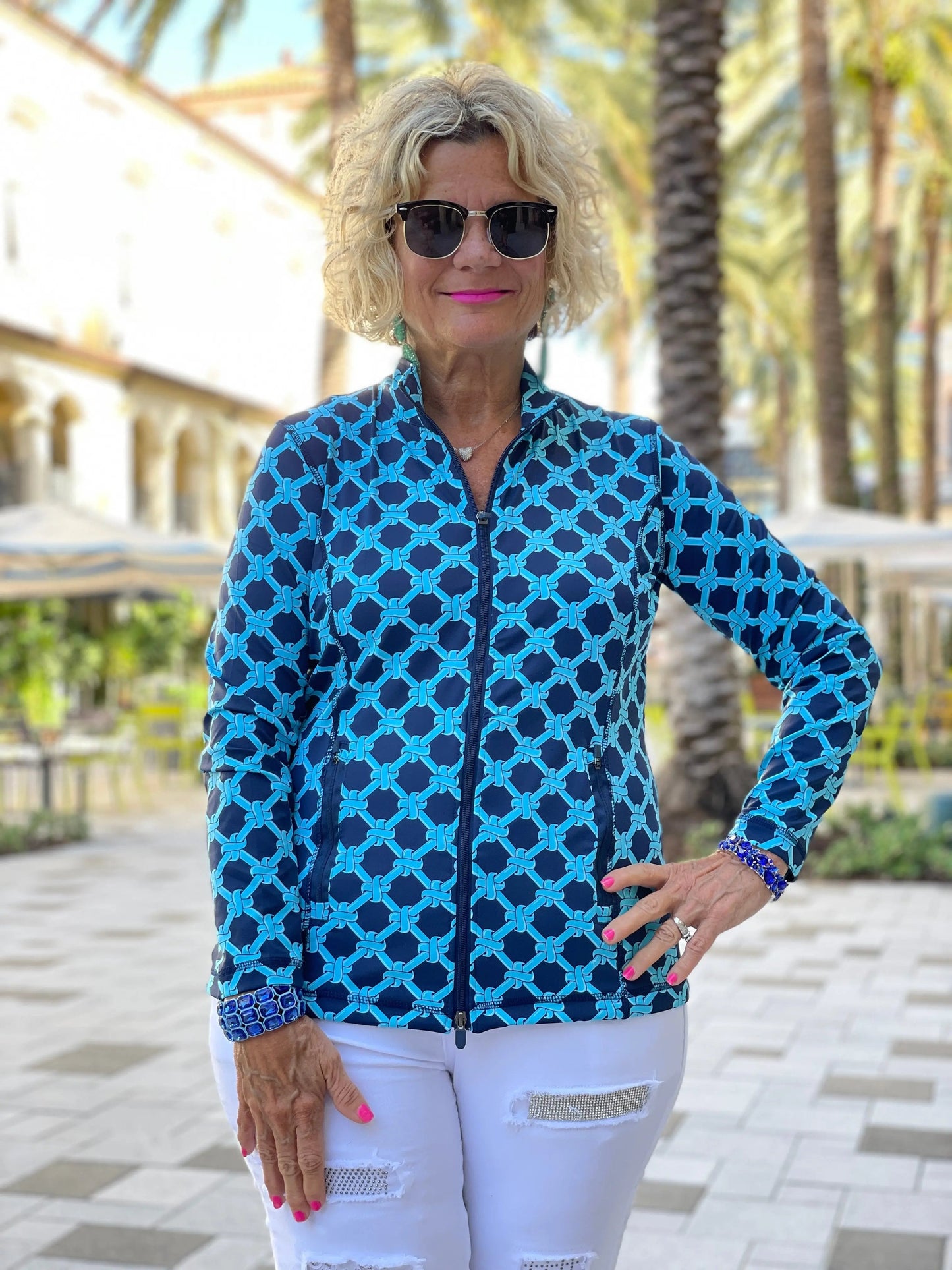 SEASIDE BLUE FULL ZIPPER