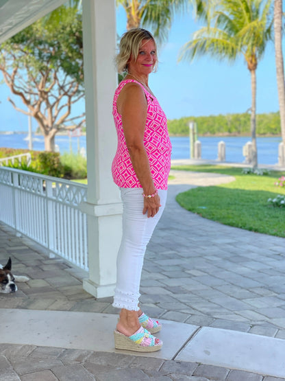 PINK DIAMONDS HALTER TOP
