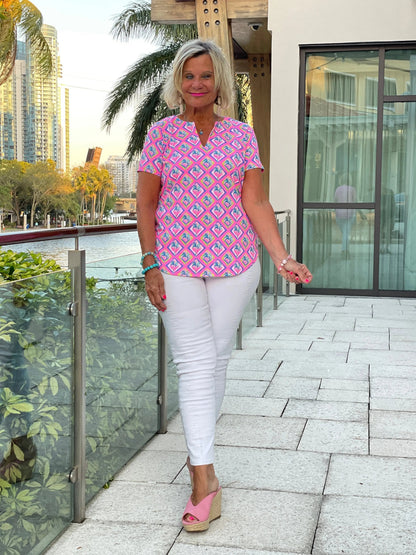 PALM TREE SIESTA SHORT SLEEVE