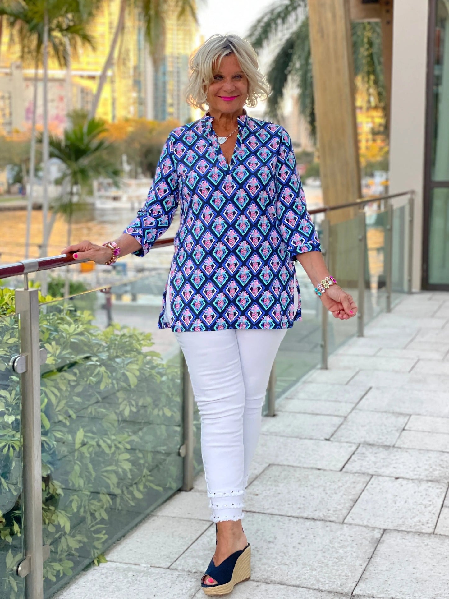 PINEAPPLE VACA TUNIC
