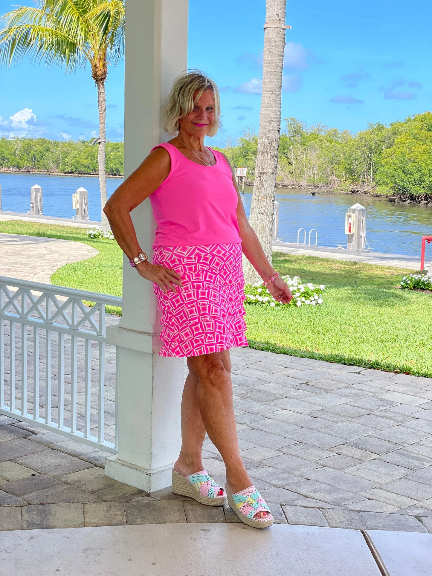 PINK DIAMOND CHA CHA SKORT