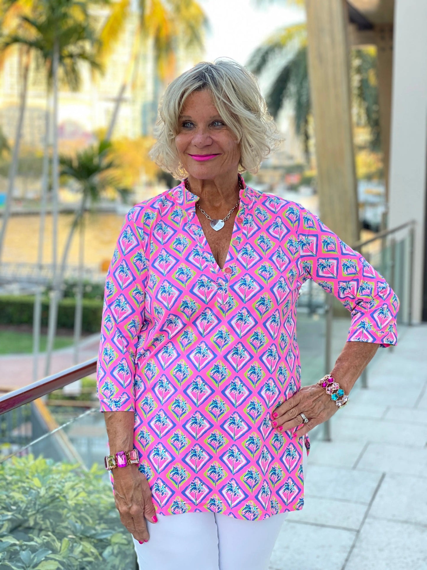 PALM TREE SIESTA TUNIC