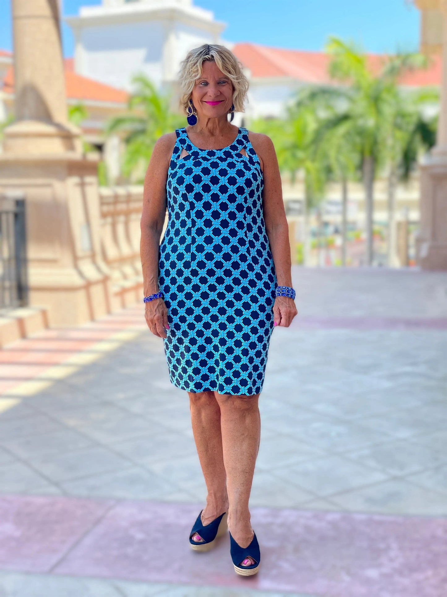 SEASIDE HALTER DRESS