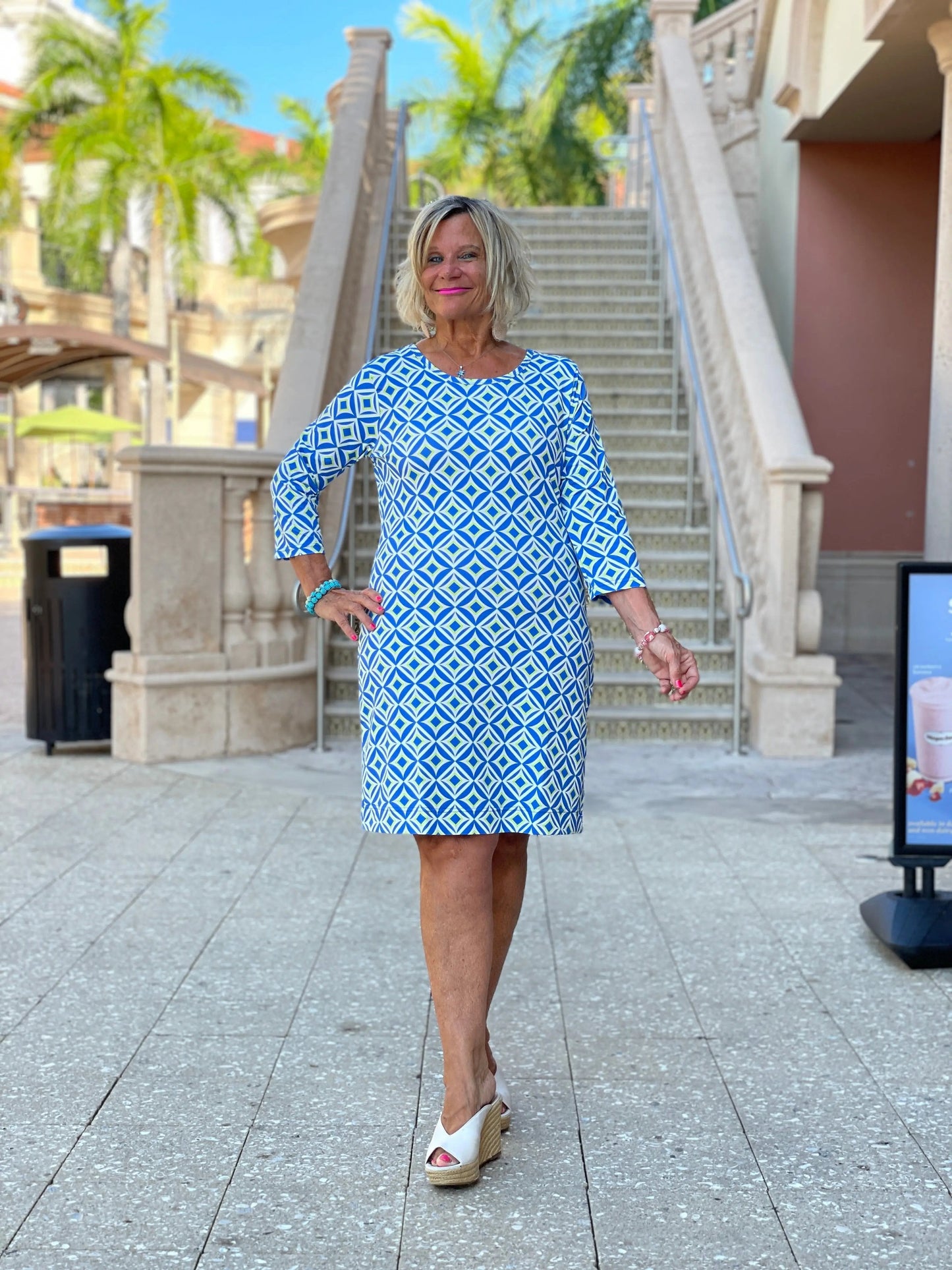 PINEAPPLE VACA SLEEVE DRESS