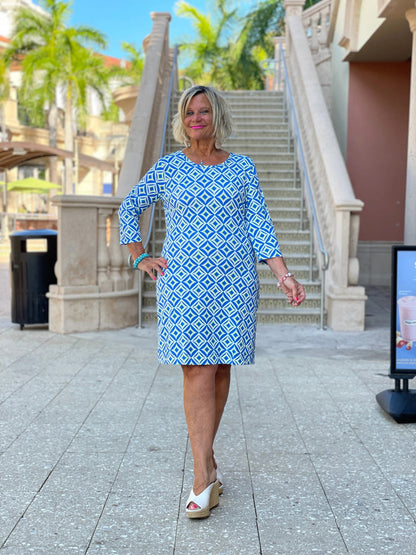PINEAPPLE VACA SLEEVE DRESS