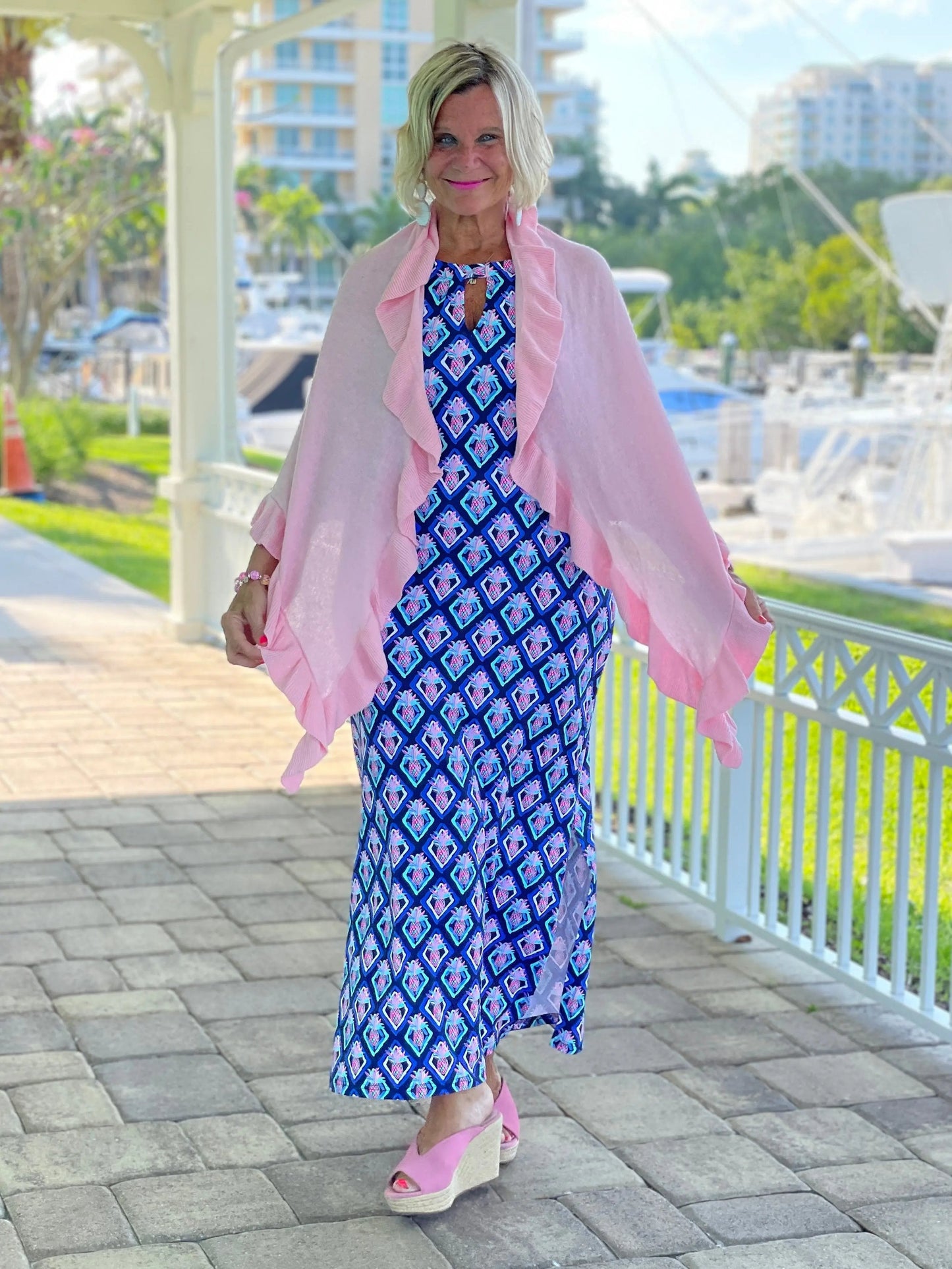 PINEAPPLE VACA KEYHOLE MAXI