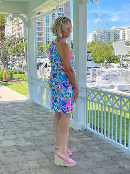 SECRET LOVE HEARTS KEYHOLE DRESS