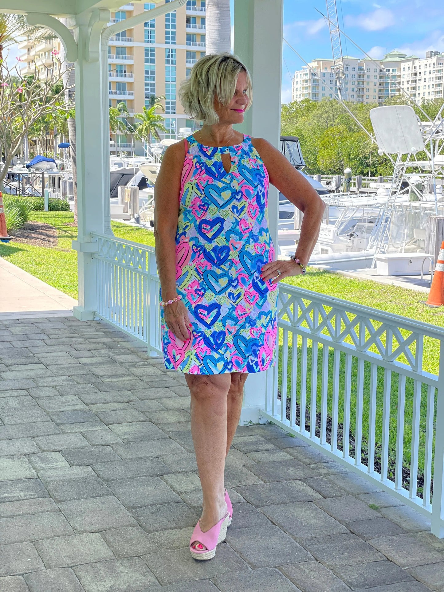 SECRET LOVE HEARTS KEYHOLE DRESS