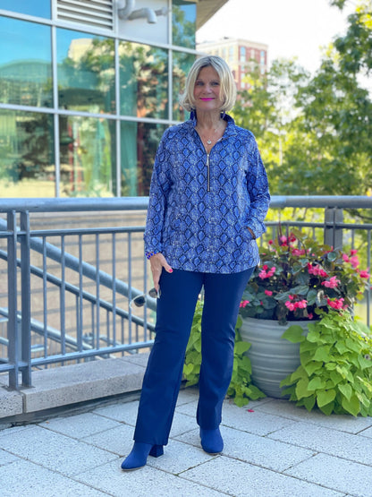 SAVANNA BLUE KANGAROO TOP