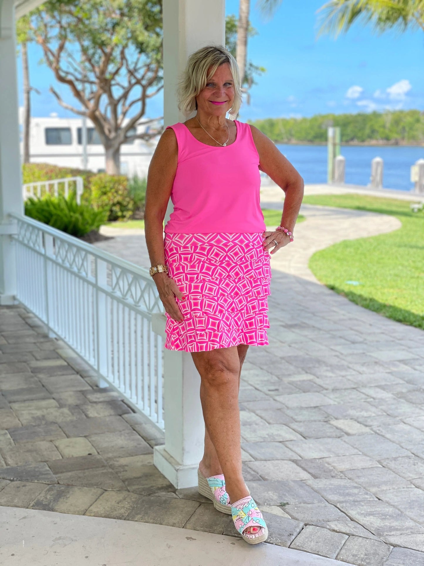 PINK DIAMOND CHA CHA SKORT