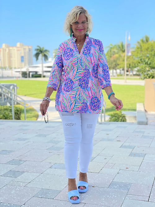 PINK PINEAPPLE TUNIC