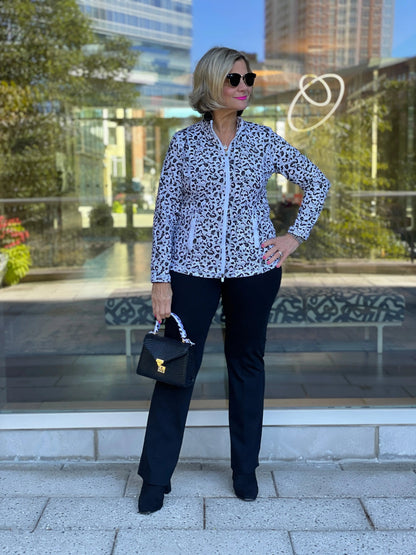 SNOW LEOPARD FULL ZIPPER