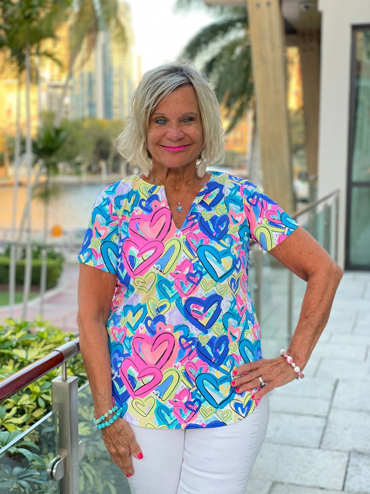 SECRET LOVE HEARTS SHORT SLEEVE