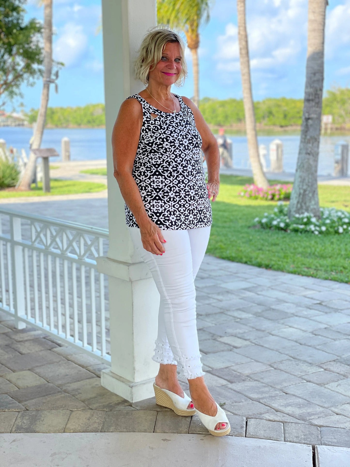 NAPLES DAY HALTER TOP