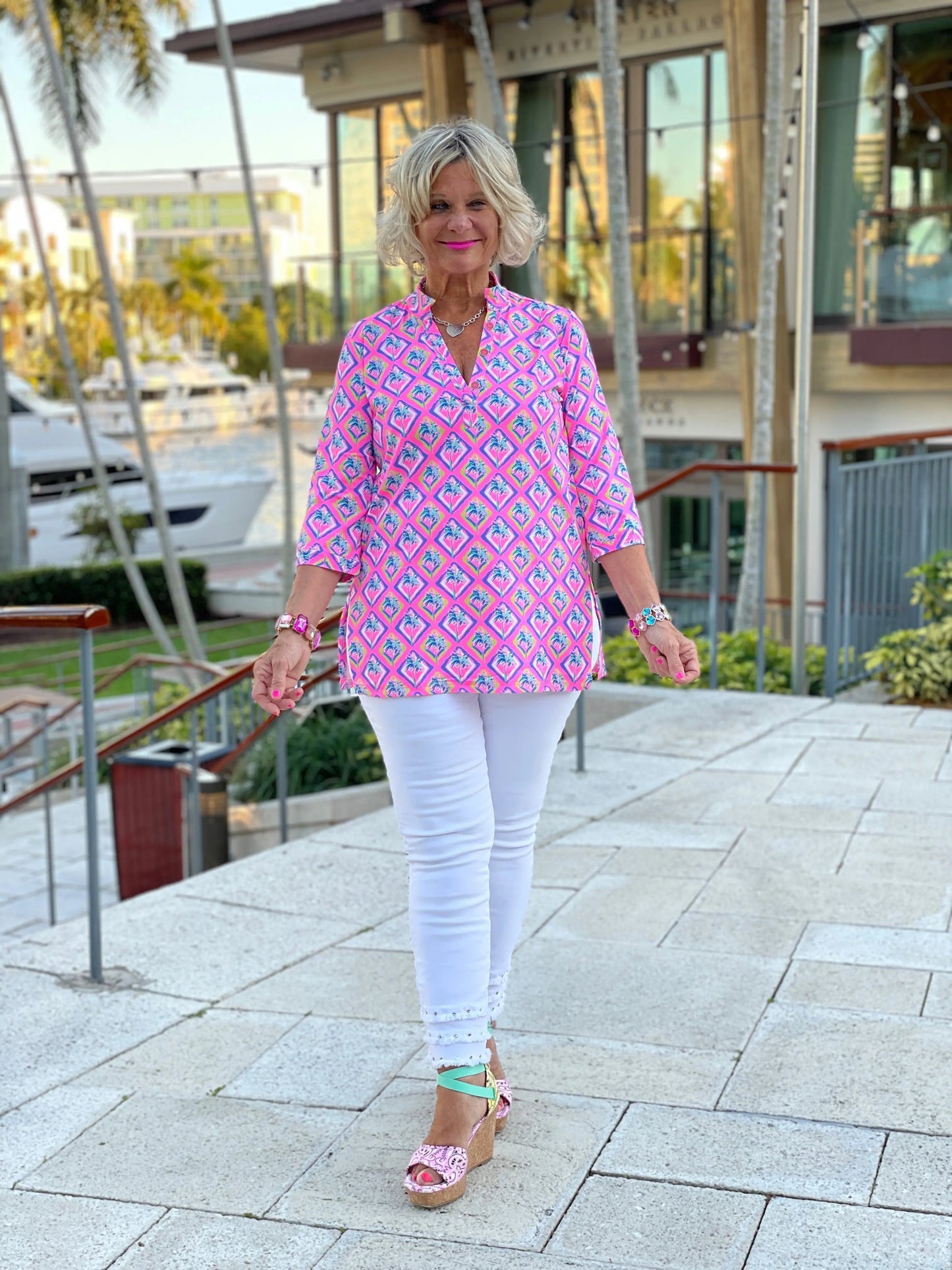 PALM TREE SIESTA TUNIC