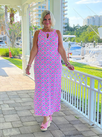PALM TREE SIESTA KEYHOLE MAXI