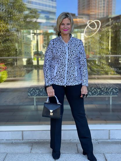 SNOW LEOPARD FULL ZIPPER