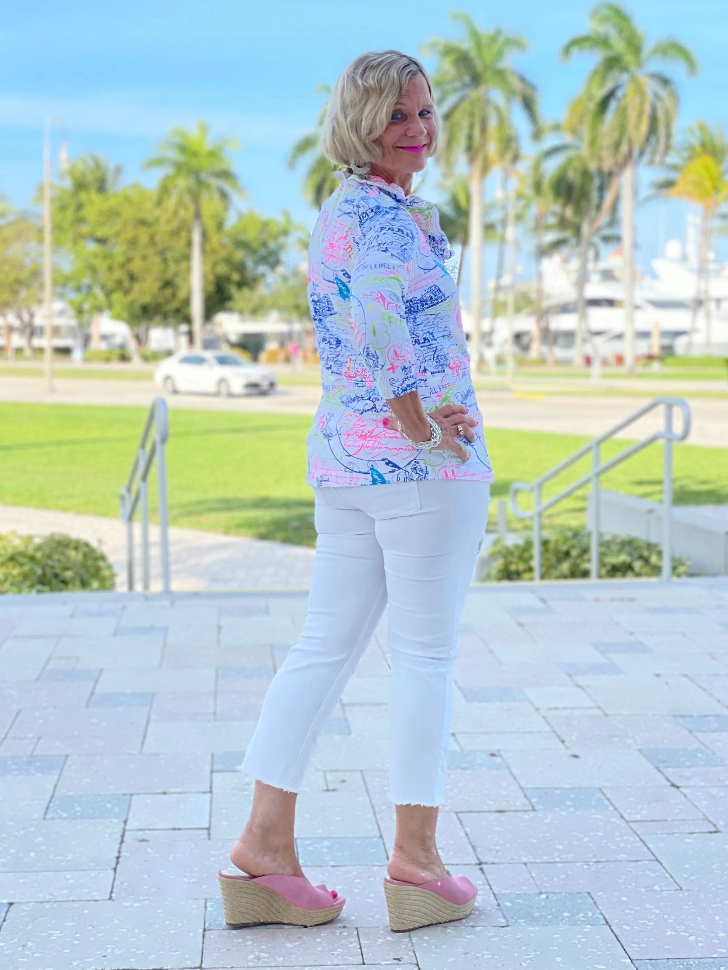 POST CARDS OFLOVE 3/25 RUFFLE TOP
