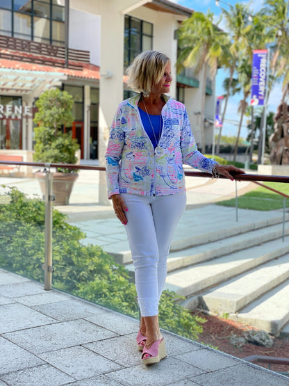 POSTCARDS OF LOVE FULL ZIPPER JACKET