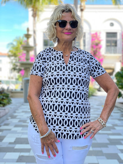 SANDBAR SHORT SLEEVE TOP
