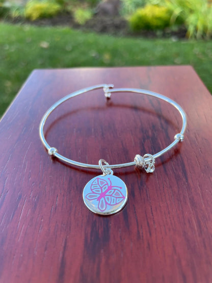 PINK BUTTERFLY BRACELET